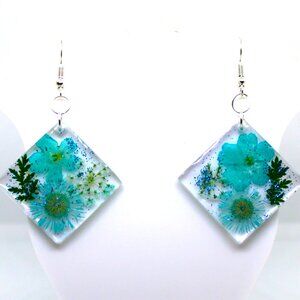 Handmade Resin Flower Earrings for Ladies/Girls